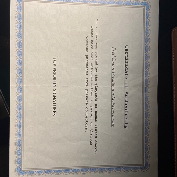 Washington Redskins Fred Smoot Autographed Jersey - Picture 9 of 9